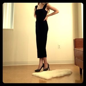 Reformation Black Graciella Dress